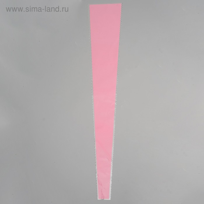 Пакет для цветов конус "Для розы", прозрачный - розовый, 15 х 80 см
Пакет для цветов конус "Для розы", прозрачный - розовый, 15 х 80 см