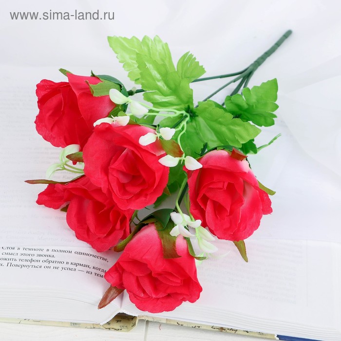 Букет "Розы с мелкими листьями" 32 см, микс
Букет "Розы с мелкими листьями" 32 см, микс