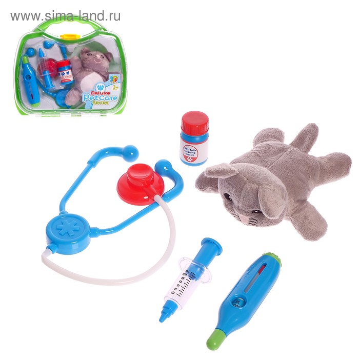 Игровой набор «Ухаживаем за питомцем», с мягкой игрушкой
Игровой набор «Ухаживаем за питомцем», с мягкой игрушкой