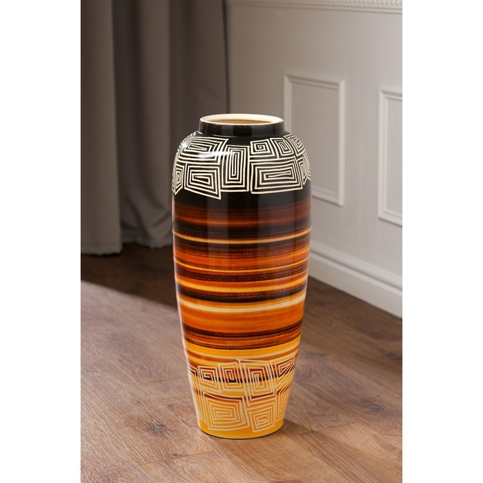 Ваза керамическая "Дана", напольная, полосатая, абстракция, 61 см, авторская работа
Ваза керамическая "Дана", напольная, полосатая, абстракция, 61 см, авторская работа