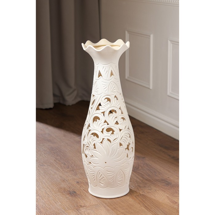 Ваза керамическая "Эллегия", напольная, сквозная резка, акрил, 70 см
Ваза керамическая "Эллегия", напольная, сквозная резка, акрил, 70 см