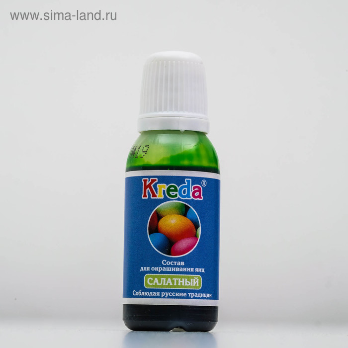 Состав для окрашивания яиц Kreda, салатный, 20 г
Состав для окрашивания яиц Kreda, салатный, 20 г