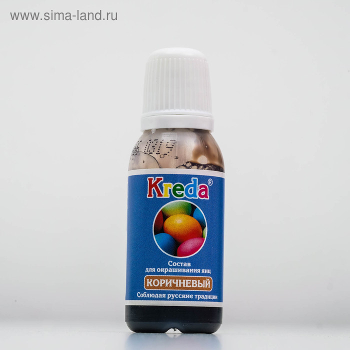 Состав для окрашивания яиц Kreda, коричневый, 20 г
Состав для окрашивания яиц Kreda, коричневый, 20 г