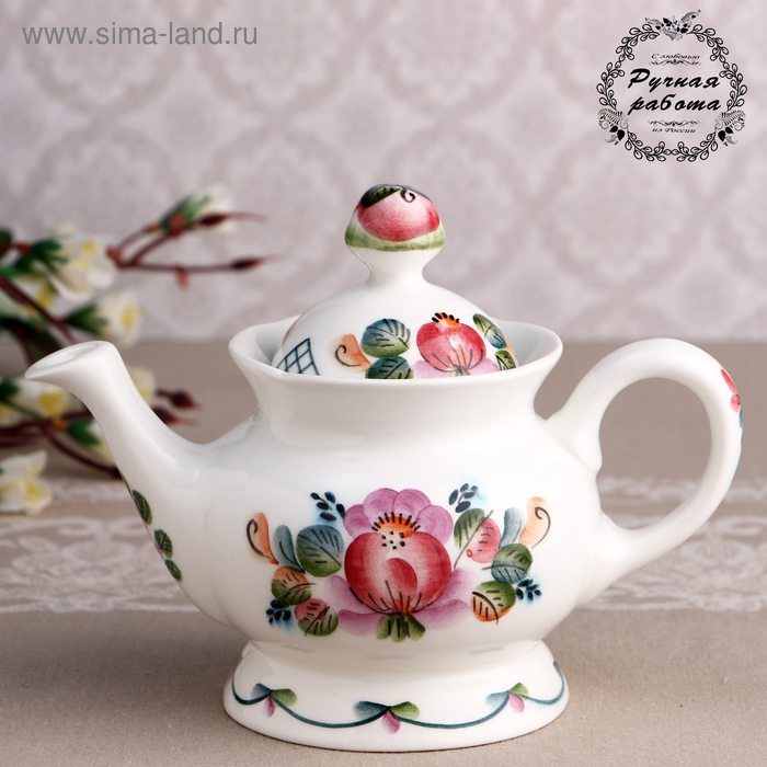 фото Сувенир русский чайник мал. 1 сорт