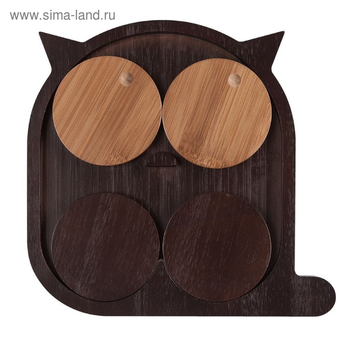 Набор подставок 25.5×24×2 см, 4 шт+подставка-поднос
Набор подставок 25.5×24×2 см, 4 шт+подставка-поднос