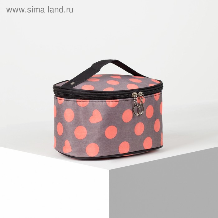 Косметичка-сундучок, отдел на молнии, цвет серый
Косметичка-сундучок, отдел на молнии, цвет серый