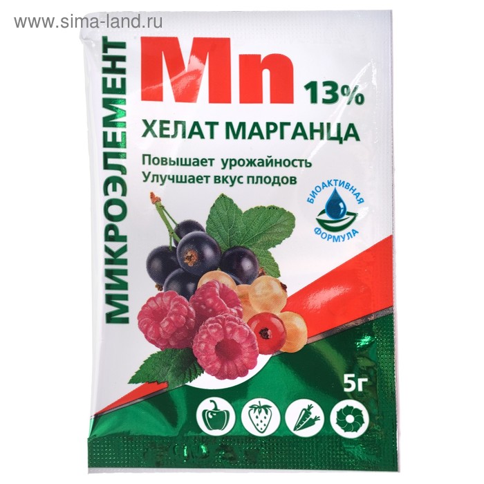 Хелат марганца, 5г
Хелат марганца, 5г