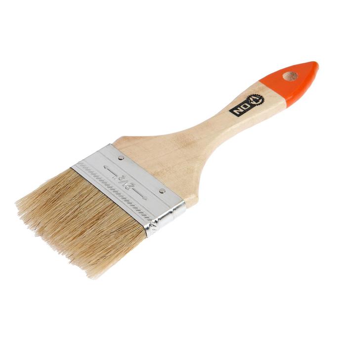 Кисть малярная ON "Любитель", натуральная щетина, деревянная ручка, 63 мм
Кисть малярная ON "Любитель", натуральная щетина, деревянная ручка, 63 мм