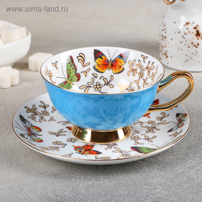 Чайная пара «Маклен», чашка 200 мл, блюдце 15×2 см, цвет голубой
Чайная пара «Маклен», чашка 200 мл, блюдце 15×2 см, цвет голубой