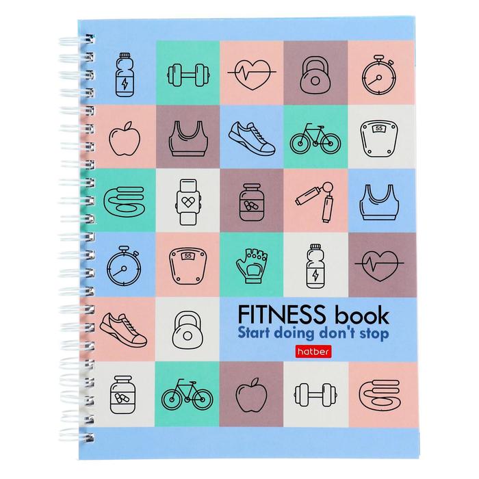 Фитнес-дневник А5, 96 листов, на гребне, Start doing don't stop, обложка мелованный картон, глянцевая ламинация, со справочным материалом
Фитнес-дневник А5, 96 листов, на гребне, Start doing don't stop, обложка мелованный картон, глянцевая ламинация, со справочным материалом