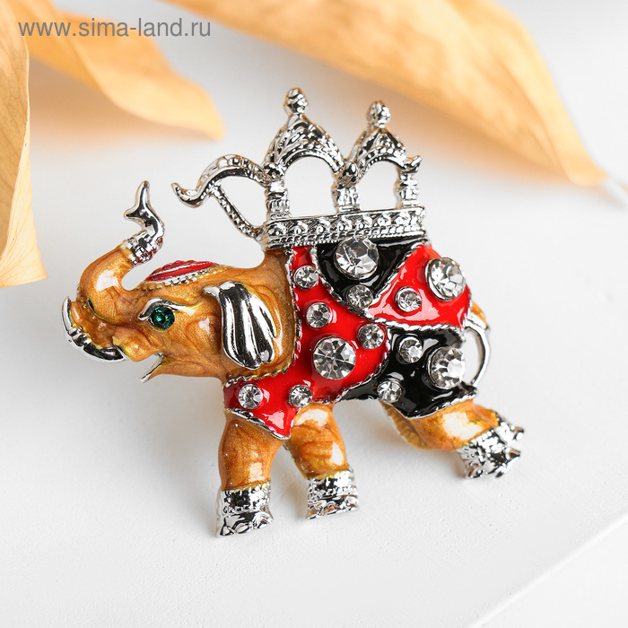 Брошь "Слон" манежный, цветной в серебре
Брошь "Слон" манежный, цветной в серебре