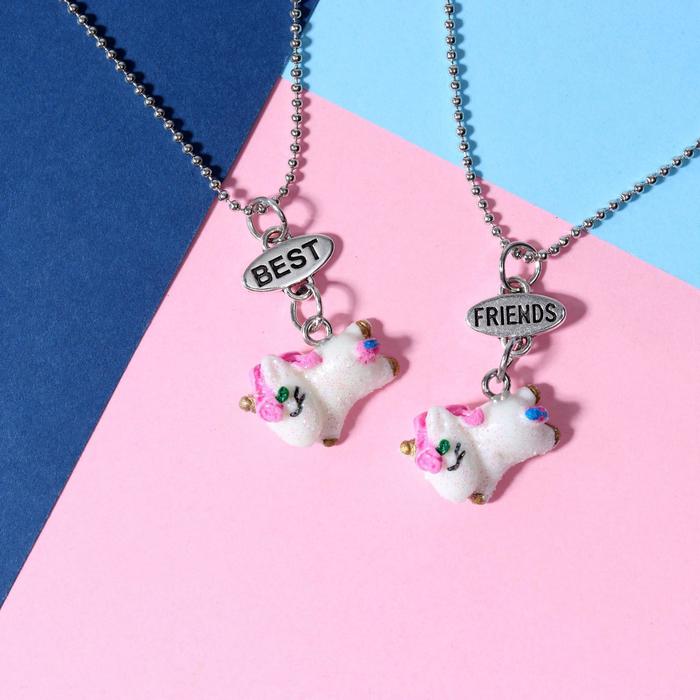 Кулоны неразлучники "Выбражулька", единороги блеск, 45см, цветные в чернёном серебре
Кулоны неразлучники "Выбражулька", единороги блеск, 45см, цветные в чернёном серебре