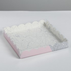 Коробка для кондитерских изделий с PVC-крышкой Enjoy every moment, 21 × 21 × 3 см
Коробка для кондитерских изделий с PVC-крышкой Enjoy every moment, 21 × 21 × 3 см