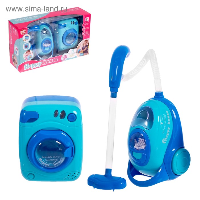 Набор бытовой техники «Счастливый дом», со световыми и звуковыми эффектами, цвета МИКС
Набор бытовой техники «Счастливый дом», со световыми и звуковыми эффектами, цвета МИКС