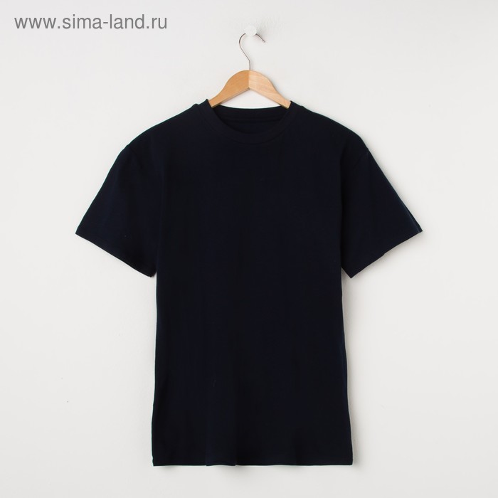 Футболка мужская однотонная, цвет темно-синий, размер 50
Футболка мужская однотонная, цвет темно-синий, размер 50