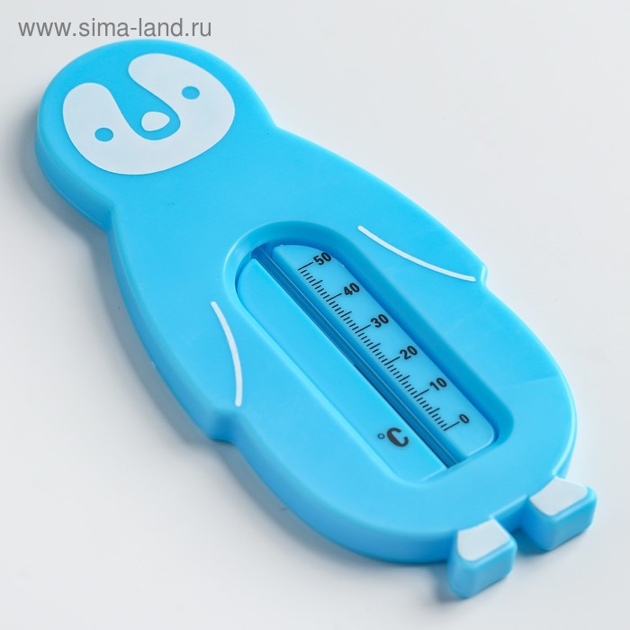 фото Термометр детский, универсальный «пингвин», цвет голубой крошка я