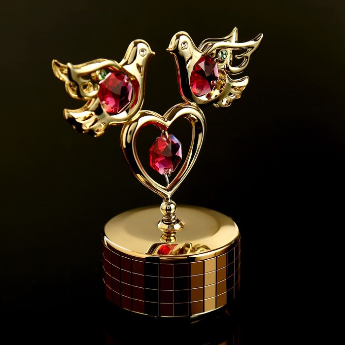 УЦЕНКА Музыкальный сувенир с кристаллами "Голуби с сердцем" 9,5х8 см
УЦЕНКА Музыкальный сувенир с кристаллами "Голуби с сердцем" 9,5х8 см