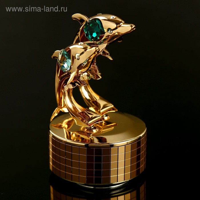 УЦЕНКА Музыкальный сувенир с кристаллами "Дельфины" 11,2х8,4 см
УЦЕНКА Музыкальный сувенир с кристаллами "Дельфины" 11,2х8,4 см