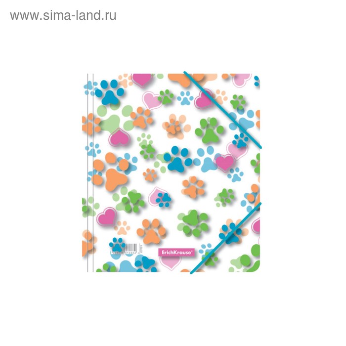 Папка на резинке для тетрадей А5+, 550 мкм, ErichKrause Neon Paws, до 300 листов, с рисунком
Папка на резинке для тетрадей А5+, 550 мкм, ErichKrause Neon Paws, до 300 листов, с рисунком
