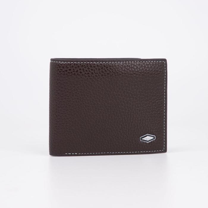 Портмоне без застёжки, для купюр, для карт, цвет коричневый
Портмоне без застёжки, для купюр, для карт, цвет коричневый