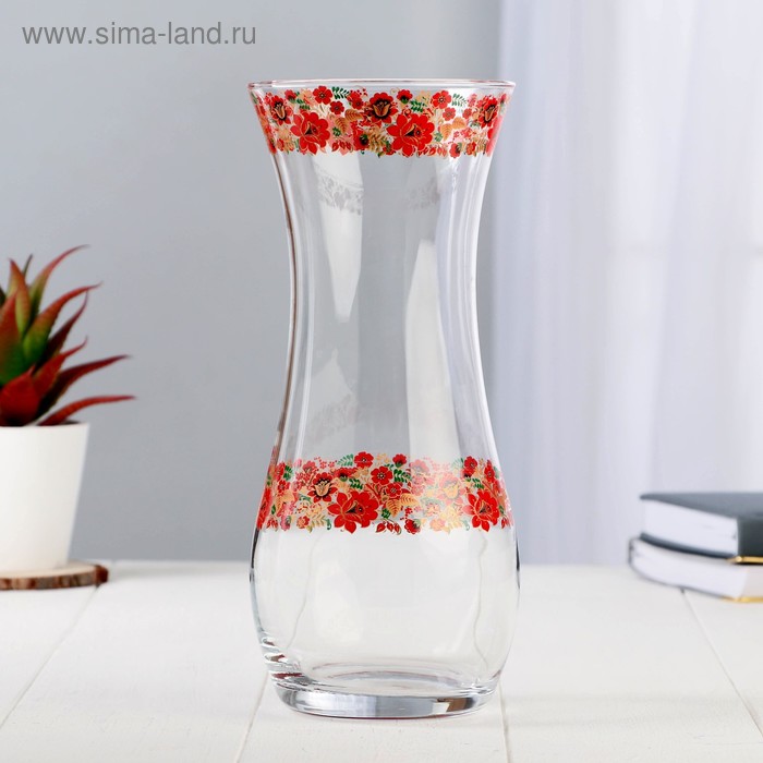 Ваза 'Хохломские мотивы' 2 полосы 10,5х25,5 см
Ваза 'Хохломские мотивы' 2 полосы 10,5х25,5 см