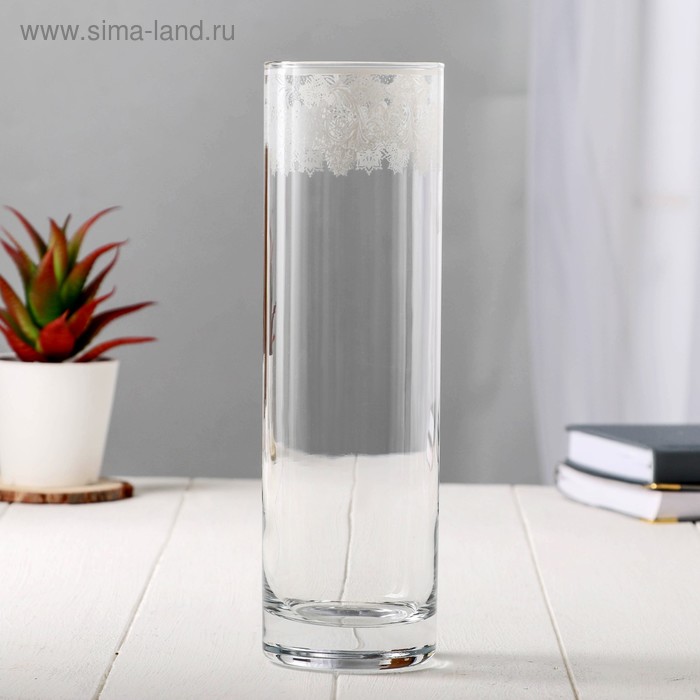 Ваза FLORA 'Кружево' d-7.5см h-26.5см
Ваза FLORA 'Кружево' d-7.5см h-26.5см