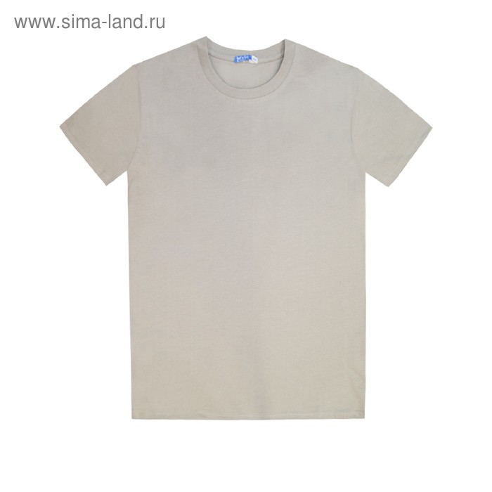 Футболка мужская, размер 46, цвет серый 
Футболка мужская, размер 46, цвет серый