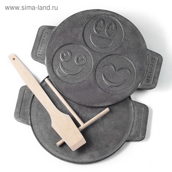 Блинница чугунная двусторонняя, 24 см
Блинница чугунная двусторонняя, 24 см