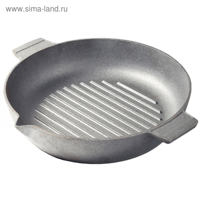 Сковорода-гриль 28 см, чугунная с рельефным дном
Сковорода-гриль 28 см, чугунная с рельефным дном