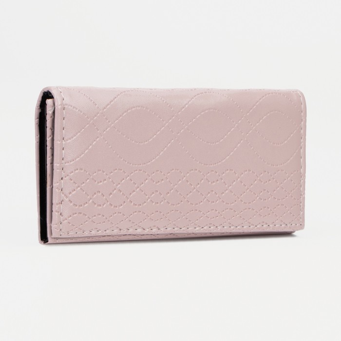 Кошелёк женский, 3 отдела на клапане, цвет пудра
Кошелёк женский, 3 отдела на клапане, цвет пудра