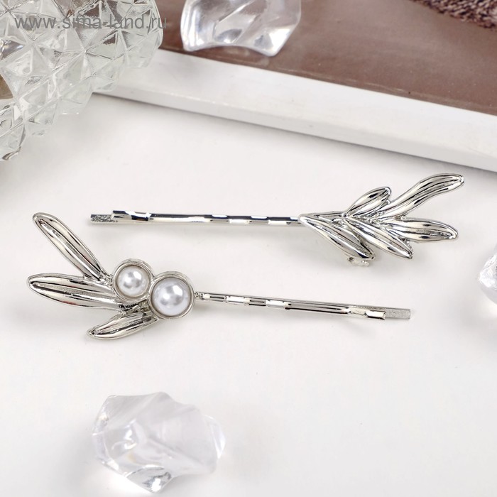 Невидимка для волос "Дуо перфект" (набор 2 шт) 6 см, ветви, серебро
Невидимка для волос "Дуо перфект" (набор 2 шт) 6 см, ветви, серебро