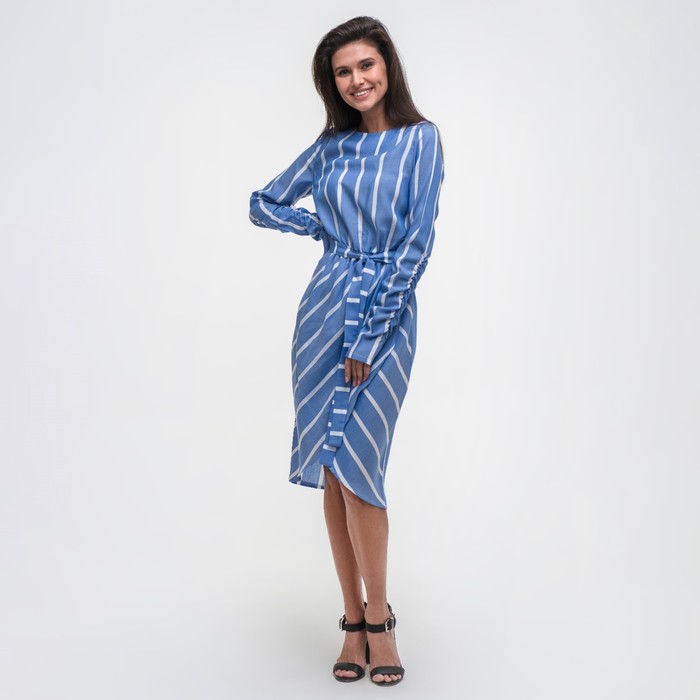 Платье женское MIST миди на запахе, р-р 44-46, синий
Платье женское MIST миди на запахе, р-р 44-46, синий