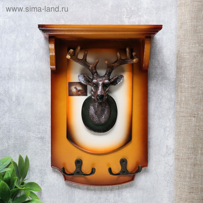 Крючки декоративные дерево "Голова оленя" 25х18х7 см
Крючки декоративные дерево "Голова оленя" 25х18х7 см