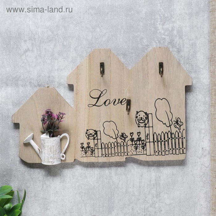 Крючки декоративные дерево "Лаванда в лейке" 18,5х30,5х3 см
Крючки декоративные дерево "Лаванда в лейке" 18,5х30,5х3 см