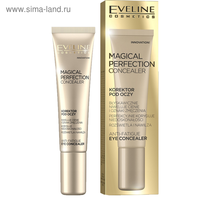Консилер под глаза Eveline Magical Perfection, тон 01 light
Консилер под глаза Eveline Magical Perfection, тон 01 light
