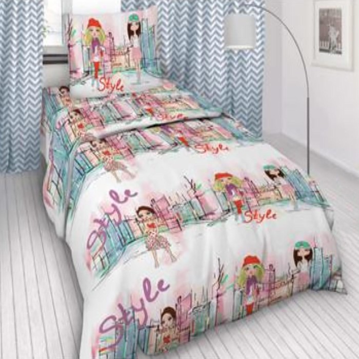 Постельное бельё 1,5 «Мы городские девчонки», 147х210, 150х210, 50х70 см, бязь
Постельное бельё 1,5 «Мы городские девчонки», 147х210, 150х210, 50х70 см, бязь