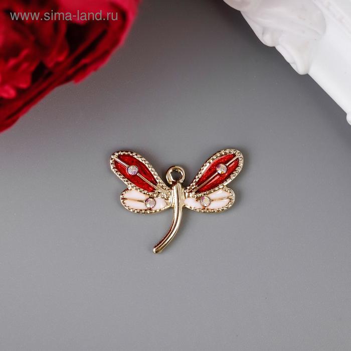 Декор для творчества металл, эмаль, стразы "Стрекоза с красными крыльями" серебро 1,7х2,5 см 46505 
Декор для творчества металл, эмаль, стразы "Стрекоза с красными крыльями" серебро 1,7х2,5 см 46505
