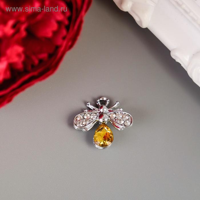 Декор для творчества металл, стразы "Муха" серебро 1,7х1,9 см 
Декор для творчества металл, стразы "Муха" серебро 1,7х1,9 см