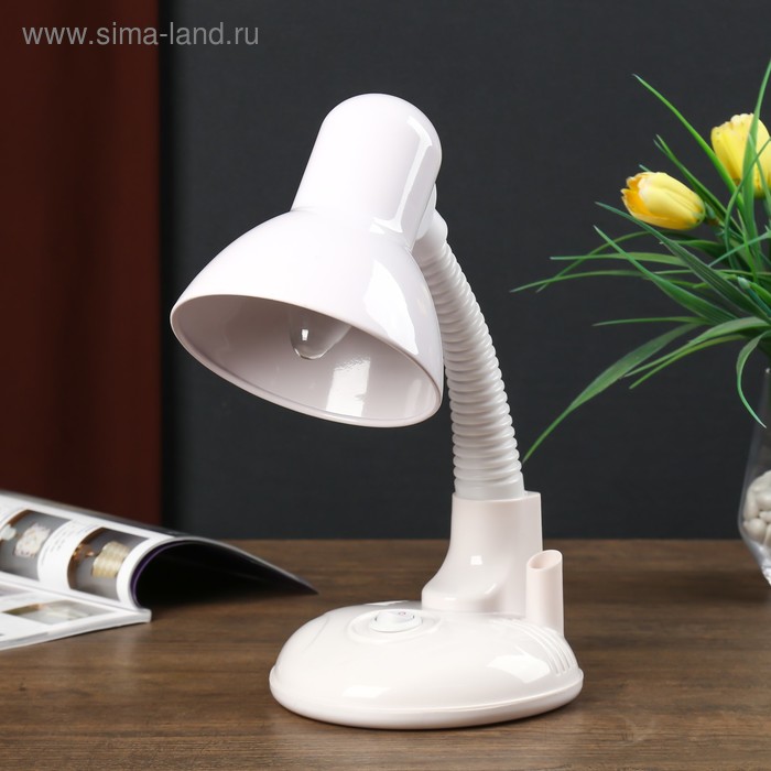 Светильник настольный UT-221 E27 40Вт на подставке белый 27,5х37х14 см 
Светильник настольный UT-221 E27 40Вт на подставке белый 27,5х37х14 см