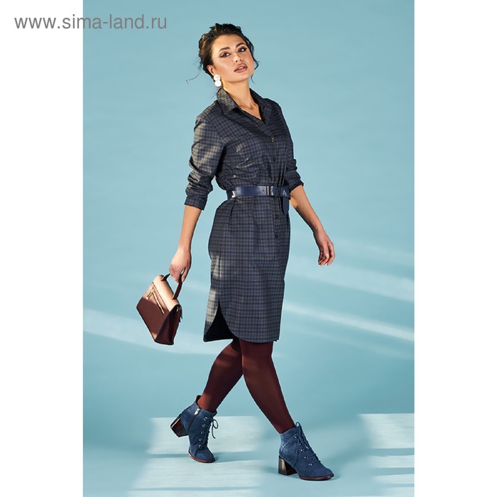 Платье-рубашка женское, размер 56
Платье-рубашка женское, размер 56