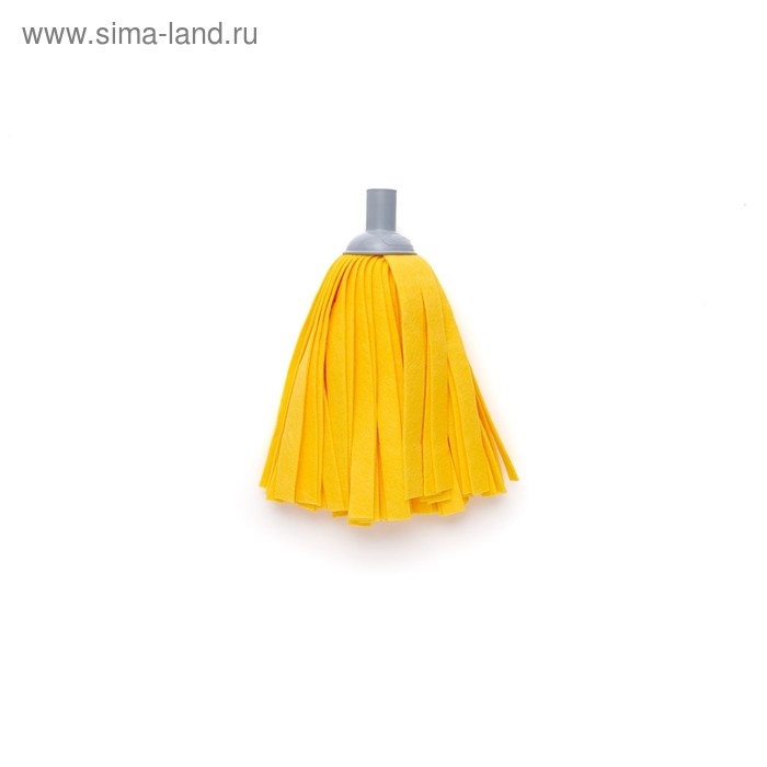 Насадка для швабры с резьбой, ленточная синтетика, цвет жёлтый
Насадка для швабры с резьбой, ленточная синтетика, цвет жёлтый