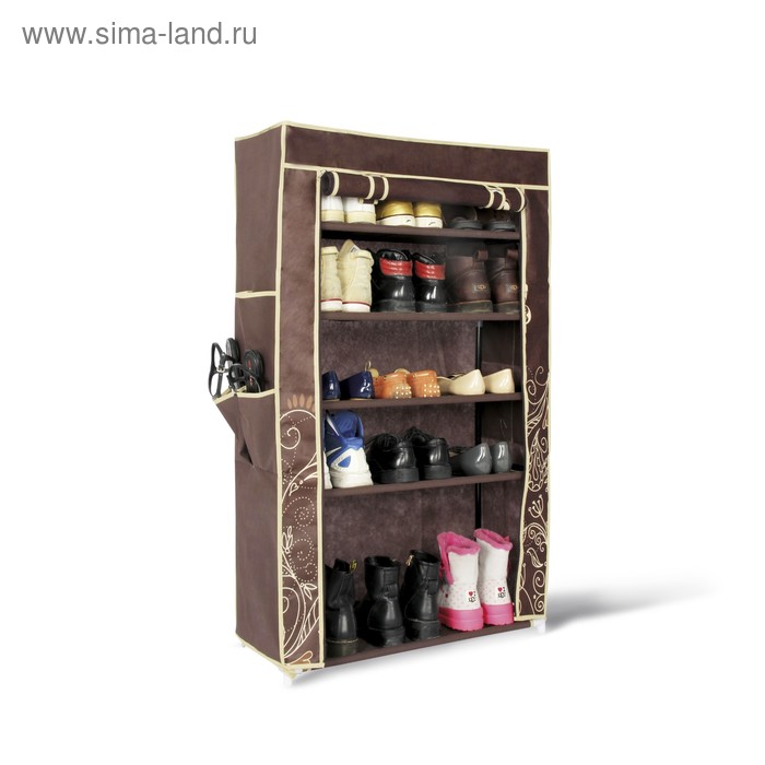 Полка для обуви с чехлом, 700x300x1100,темно-коричневый
Полка для обуви с чехлом, 700x300x1100,темно-коричневый