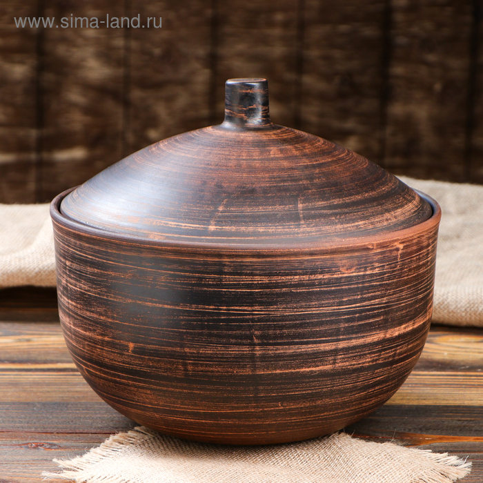 Супница "Классический", без ручек, гладкий, красная глина, 4 л
Супница "Классический", без ручек, гладкий, красная глина, 4 л