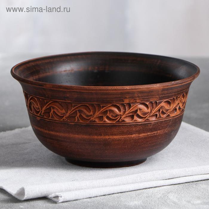 Миска "Солдатка", декор, красная глина, 1 л
Миска "Солдатка", декор, красная глина, 1 л