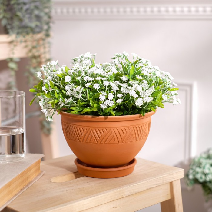 Горшок для цветов "Верона", декор, красная глина, 1.5 л
Горшок для цветов "Верона", декор, красная глина, 1.5 л