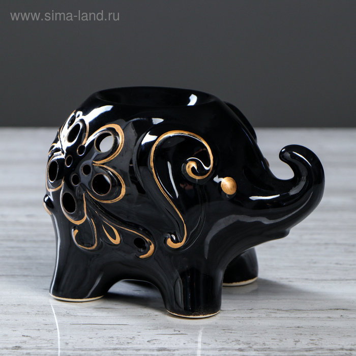 Аромалампа "Слоник", черный, 10 см
Аромалампа "Слоник", черный, 10 см