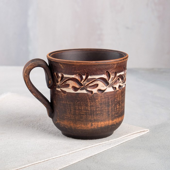 Кружка "Чайная", роспись ангобом, красная глина, 0.3 л, микс
Кружка "Чайная", роспись ангобом, красная глина, 0.3 л, микс