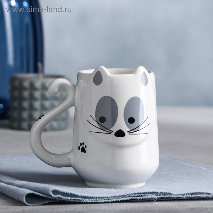Кружка "Кошка", белая, 0.35 л
Кружка "Кошка", белая, 0.35 л