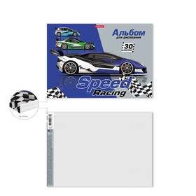 Альбом для рисования А4, 30 листов на клею, ErichKrause Speed Racing, обложка мелованный картон 170 г/м2, блок 120 г/м2, жёсткая подложка
Альбом для рисования А4, 30 листов на клею, ErichKrause Speed Racing, обложка мелованный картон 170 г/м2, блок 120 г/м2, жёсткая подложка
