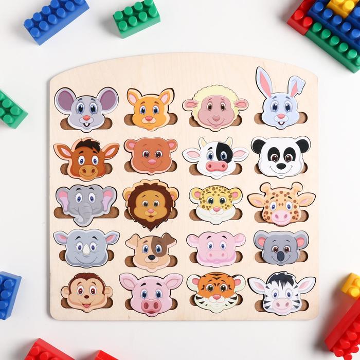 Сортер "Весёлые мордочки", большой
Сортер "Весёлые мордочки", большой